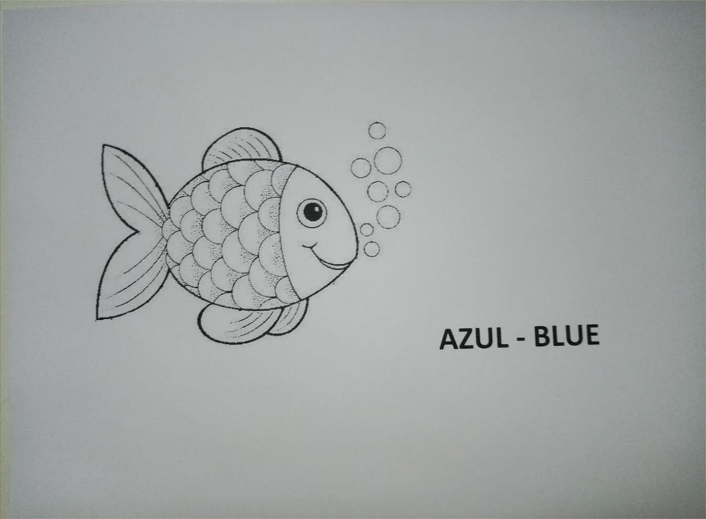 AZUL= BLUE