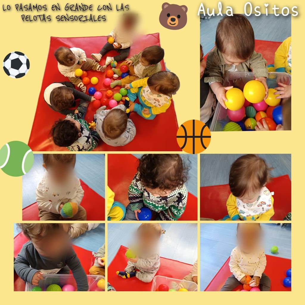 DESCUBRIMOS LAS PELOTAS SENSORIALES