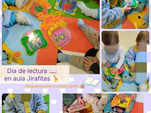 DÍA DE LECTURA EN EL AULA DE JIRAFITAS