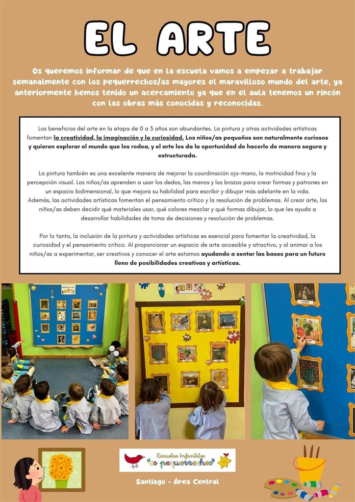 EL ARTE ENTRA EN NUESTRA ESCUELA INFANTIL