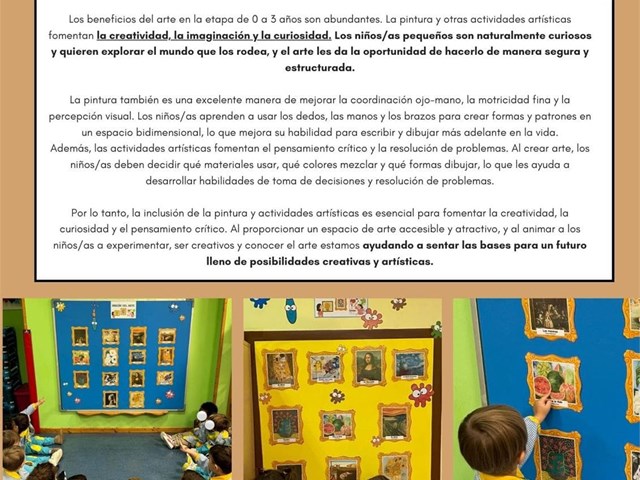 EL ARTE ENTRA EN NUESTRA ESCUELA INFANTIL