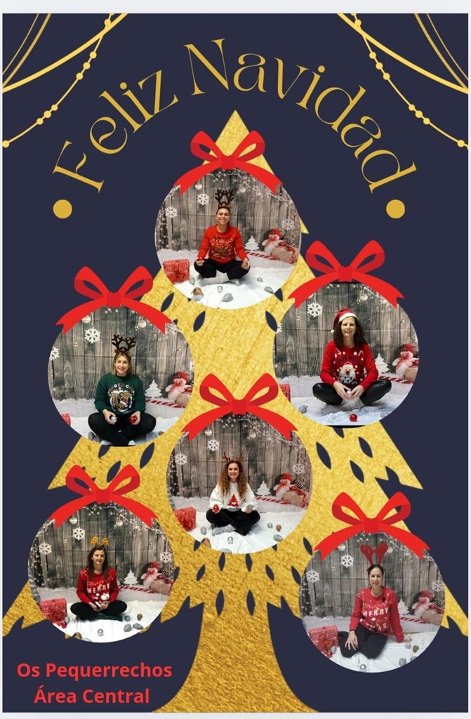 ¡FELICES FIESTAS DESDE OS PEQUERRECHOS DE ÁREA CENTRAL-SANTIAGO!