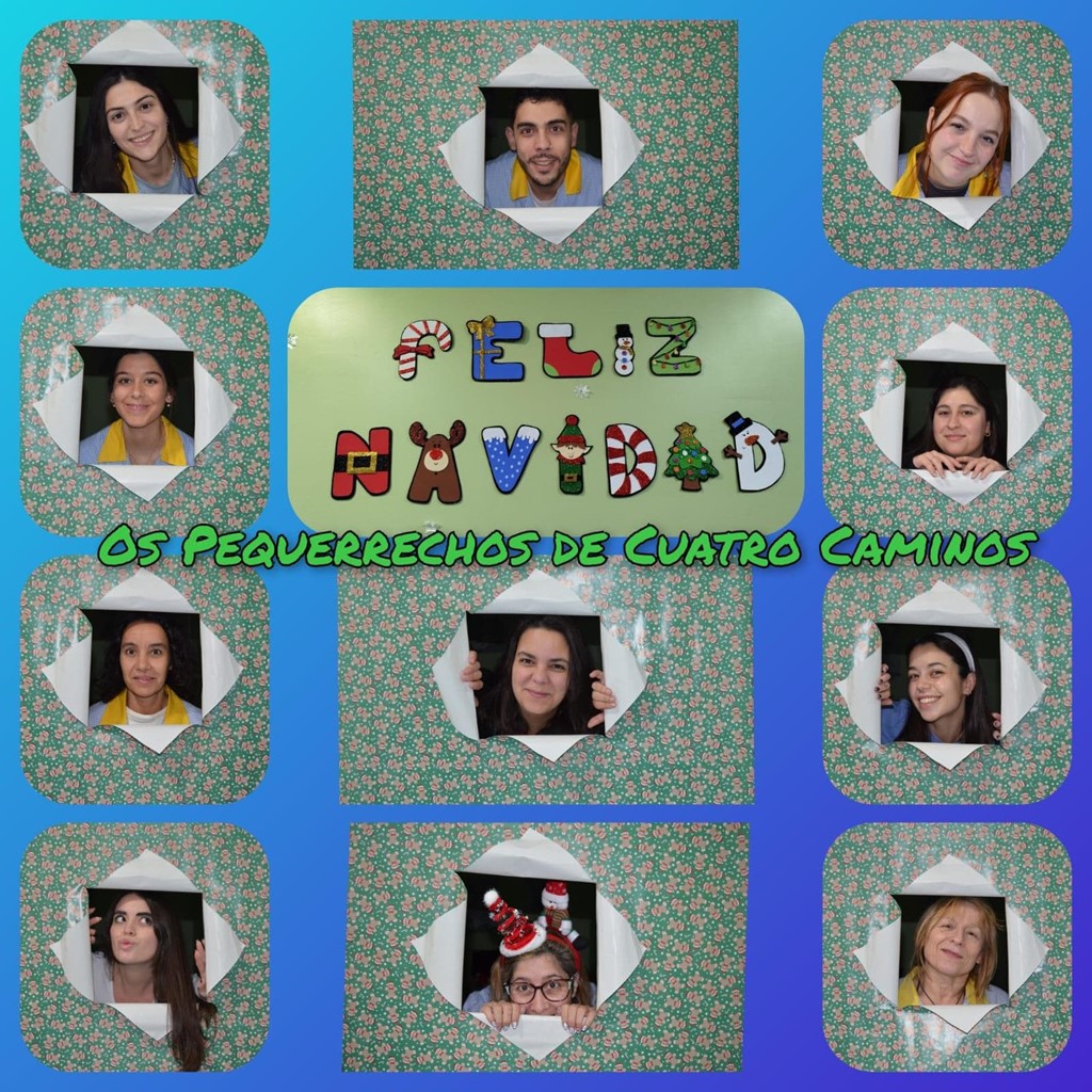 ¡FELICES FIESTAS DESDE OS PEQUERRECHOS DE CUATRO CAMINOS!