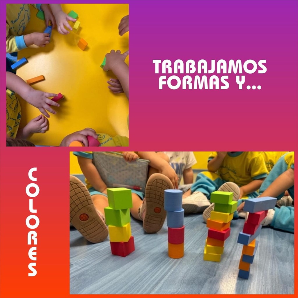 JUGAMOS CON LAS FORMAS Y LOS COLORES