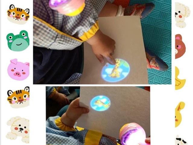 JUGAMOS CON PROYECCIONES DE IMAGENES