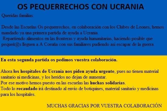 PEDIMOS VUESTRA COLABORACION CON UCRANIA - Imagen 1