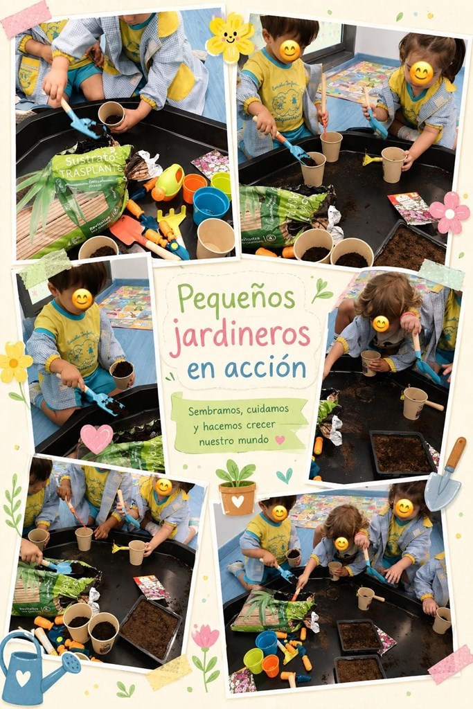 PEQUEÑOS JARDINEROS