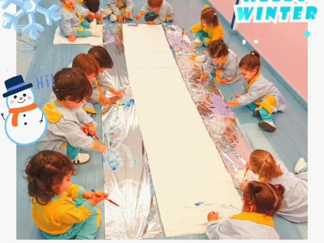 PINTAMOS LOS COLORES DEL INVIERNO