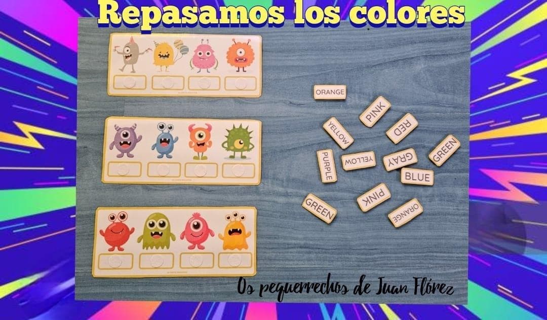 Repasamos los colores y trabajamos Jolly Phonics - Imagen 1