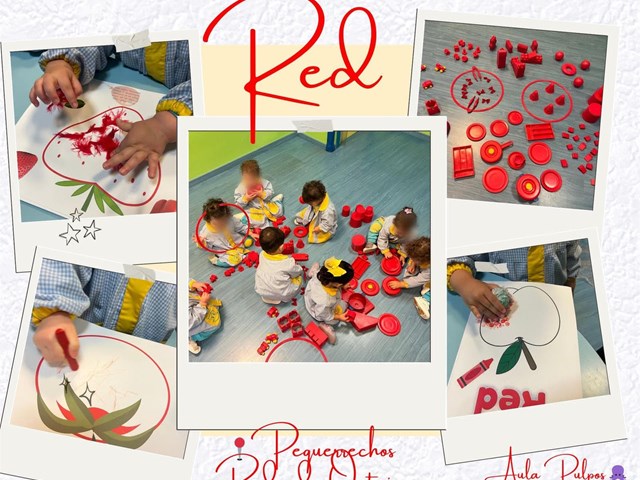 TRABAJAMOS EL COLOR ROJO-RED